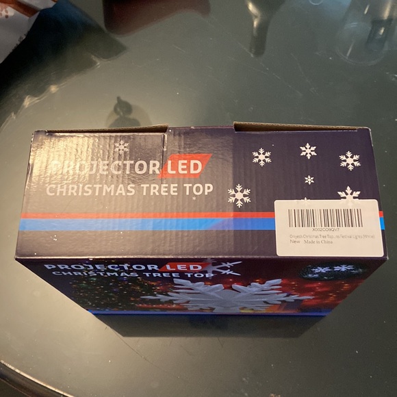 White Christmas tree topper. LED. - Picture 3 of 5